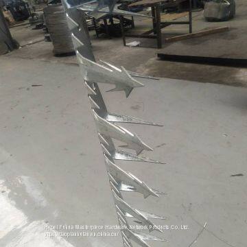 Galvanized Razor Spikes 1.25m for Security photo-4