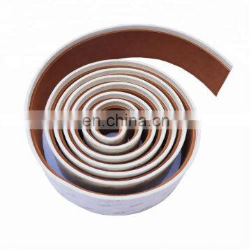 Melors Light Brown + White Color EVA Foam Marine Boat Flooring Faux Teak Strip
