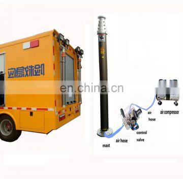 4*1000W Hydraulic Telescopic Engineering Lighting Vehicle Light Tower