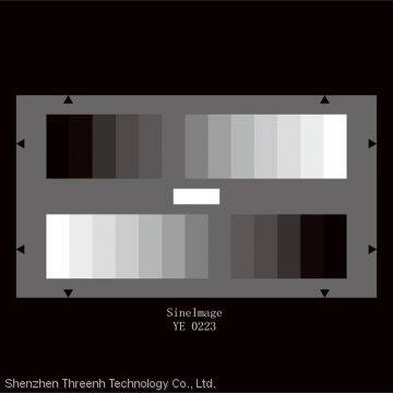 Sine Image YE0223 HDTV Gray Scale Test Chart for Camera Mobile Phone Lens Halftone Reproduction Testing (D = 0.75)