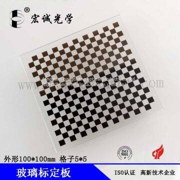 Grid 5*5mm Optical Glass Calibration Target Checkerboard Calibration Plate Vision Camera Calibration Target Distortion Calibration Target Can be Customized photo-2