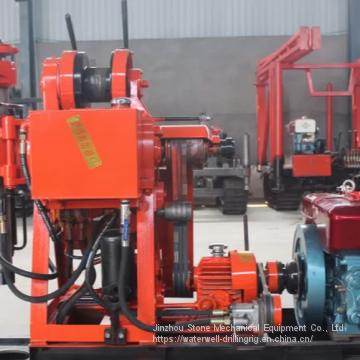 XY-2B Water Well Borehole Drilling Rig Light Weight With High Installed Power