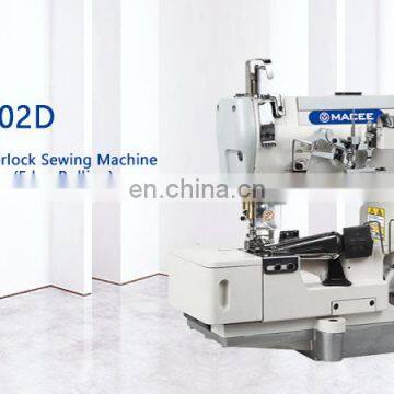 MC 500-02D high speed direct drive interlock sewing machine with tape binding(edge rolling)