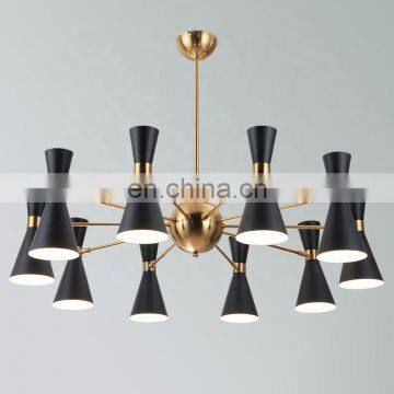 Оптовая подвесная светильники белые металлические подвесные лампы photo-5