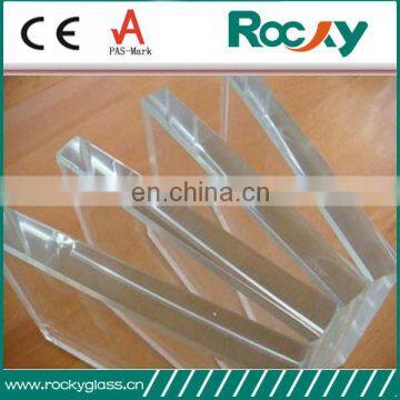 3.0mm to 4.0mm ultra white low iron pattern glass with high quality low price