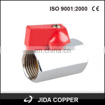 1/4 ,3/8 , 1/2 Npt Cheap Small Mini Brass Ball Valve for Water Air Oil and Gas Brass Ball Valve Factory in YUHUAN photo-2