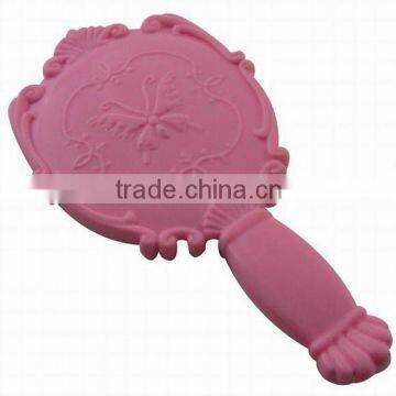 Fashion plastic hand mirror