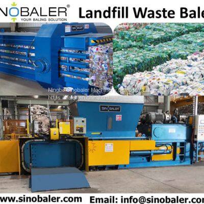 Landfill Waste Baler Machine