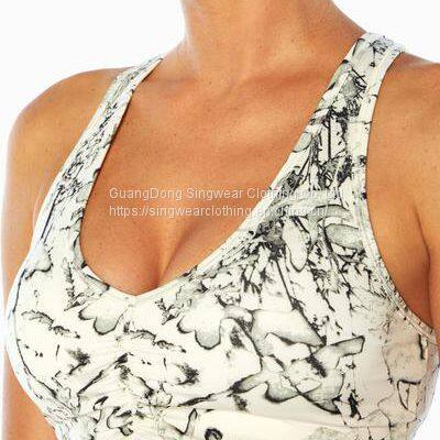 High-end  santoni seamless breathable sexy convergence adjustment type women sports bra