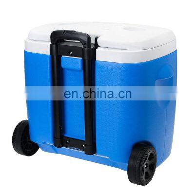 portable hiking sample modern beer travel outdoor factory wholesale plastic vaccine cooler drinks camping cooler box with wheels