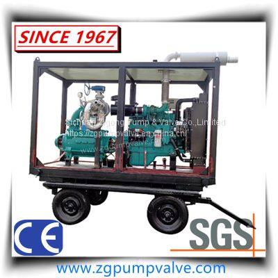 Movable Diesel Engine Multistage Pump Fire Fighting with Trailer