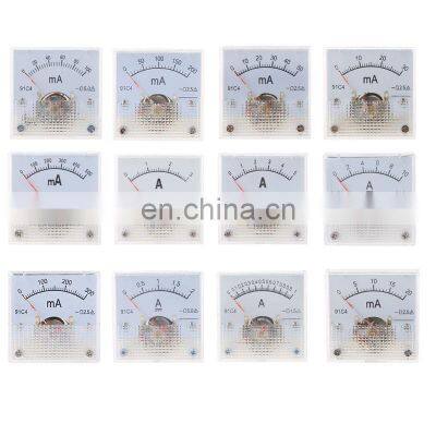91c4 Ammeter DC Analog Current Meter Panel Mechanical Pointer 1A/2A/3A/5A/10A/20mA/30mA/50mA/100mA/200mA/300mA/500mA photo-5