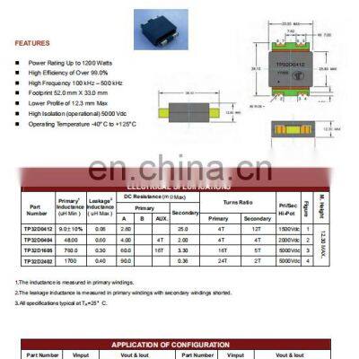 Single Phase High Frequency High Voltage Planar Transformer photo-3