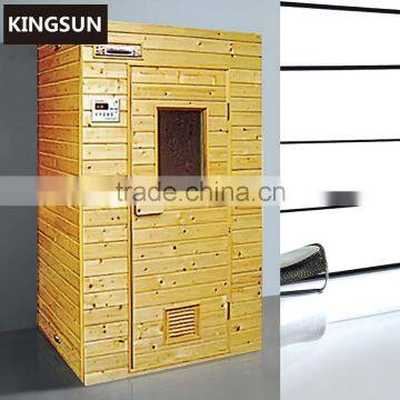 Home Use Freestanding Far Infrared Indoor Wood Small Sauna Room Dry K-7128