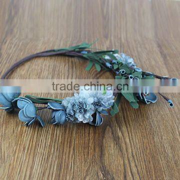 New Design Bridal Artificial Flower Wedding Beach Hair Wreath photo-5