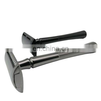 New Design Zinc Alloy Stainless Steel Mens Straight Safety Shaving Razor