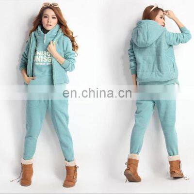 Оптовая продажа индивидуально изготовленных костюмов для женщин. Новый повседневный и комфортный трикостюм. Добавление бархата для тепло и моды. Свитер photo-5