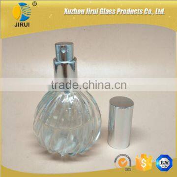 80ml round clear glass diffuser bottlees