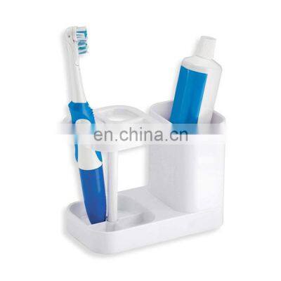 wholesale home & hotel in stock bathroom white acrylic toothbrush display rack