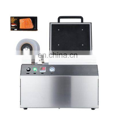 Automatic Skin Vacuum Packaging Machine Sausage Fish Meat Skin Packing Machine photo-2