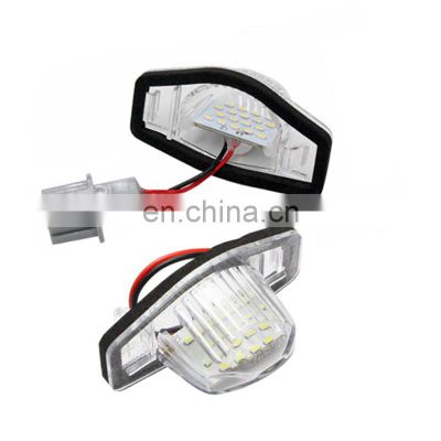 Car Styling LED License Plate Light Lamp FOR Honda Fit Jazz Odyssey Stream Insight CRV FRV HR-V Crosstour 5D auto Accessories