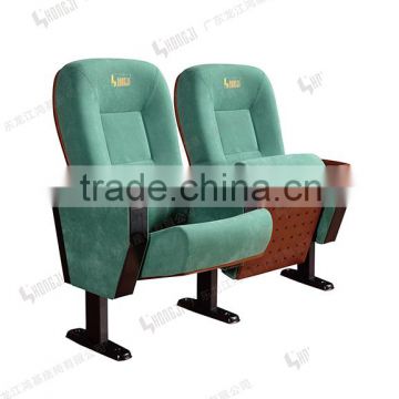 Steel leg Yes folded armchair auditorium seating design HJ6801-E