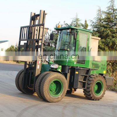 China machine 5T rough terrain forklift for sale