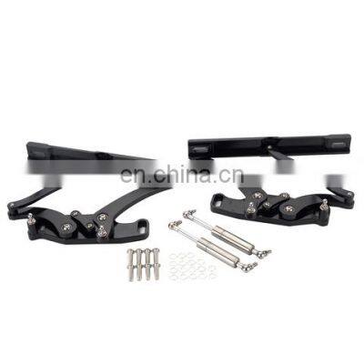 1967- - 1969 Fd MST Aluminum Hood Hinge Left & Right Car Engine Cover Bonnet Hood Hinge Black photo-2