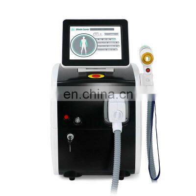 Newest Portable 3 Wavelengths 808 755 1064 Diode Laser Hair Removal Salon Machine