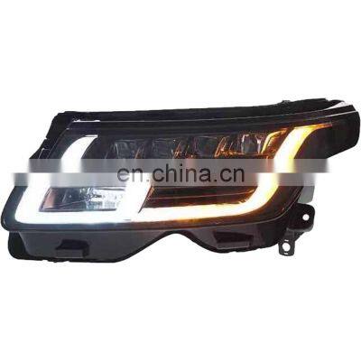Modified to Full LED Headlamp Headlight With Dynamic 2018-2020 for Range Rover Vogue SVO Head Lamp Head Light 2014-2017 photo-2
