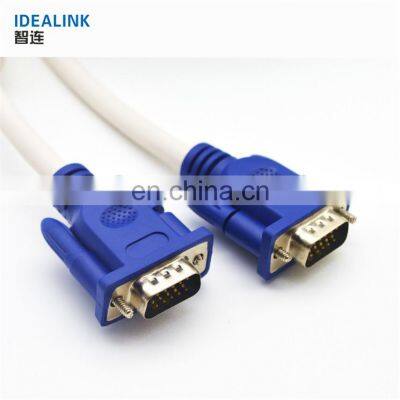 China supplier 1.5m male 15pin flexible vga cable 34, vga cables for desktop