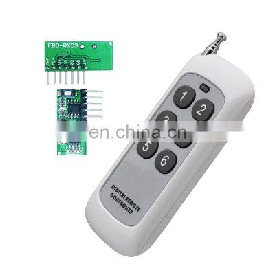 433mhz Remote Control Car 433MHz Wireless Switch Transmitter With Receiver Learning Functional photo-4
