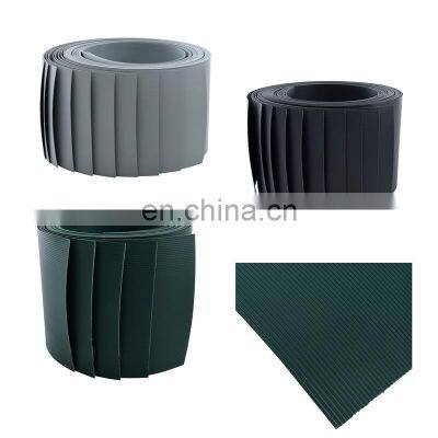 Ral7040 Privacy Screen Garden Protection 4.7cmx50m Vertical Grau Pvc Hard Strip Fence With Clips photo-3