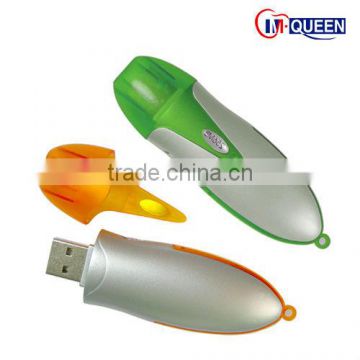 Hot selling plastic usb blank with customized logo