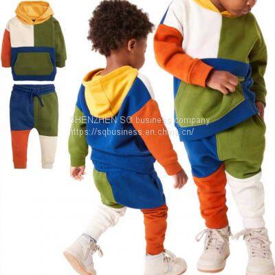 Cotton Sweatpants And Hoodies Tracksuits Winter Baby Clothes Set Clothing Custom Kids Jogger Set Sweatsuits Kids Hoodies Set photo-4