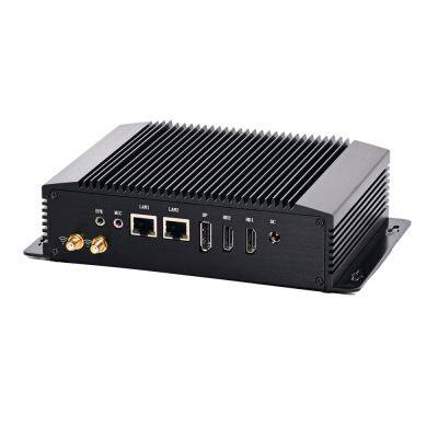 Industrial Mini PC N100 2HDMI 1DP Display 2COM RS232 for AI/Digital Signage/Factory Automation Use photo-4