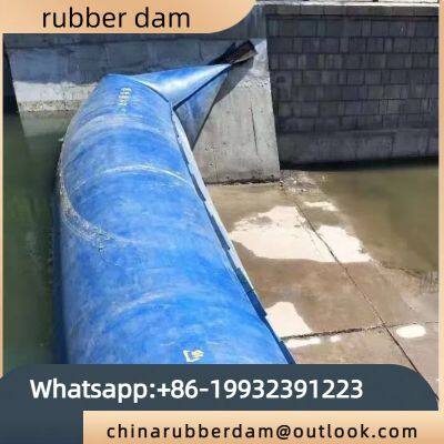 Construction of water injection rubber dam factory, river interception dam, gas shield dam interception dam project