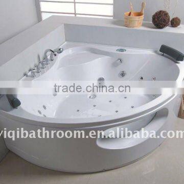 2011 corner plastic massage bathtub with water pump