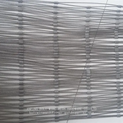 Safety Mesh ss304 ss316 stainless steel rope mesh/Zoo safety mesh fenc,Animal safety fence mesh