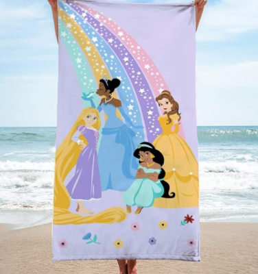 Wholesale Disney Princess Rainbow Beach Towel Bath Pool