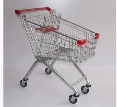 80L European Style Grocery Shopping Trolley Supermarket Carts