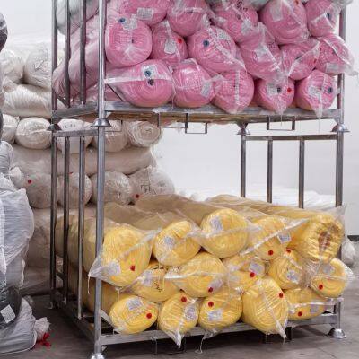 Прочный складной стеллаж для рулонов из ткани для складского хранения и штабелирования