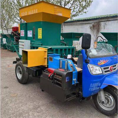 24 hp Diesel-powered Vehicle-mounted Hay Cutter, Self-dumping Three-wheeled Crusher, Semi-enclosed Pasture Grass Cutter photo-4
