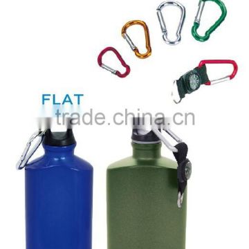 Triangle square flat shpe Aluminum Metal Type and Water Bottles Drinkware Type sports bottle for outdoor                        
                                                Quality Choice