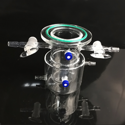 Quartz Glass Photocatalytic Reactor Transparent Polished Ozone Free Customizable Temperature Control H2/O2 CO2 Reduction photo-2