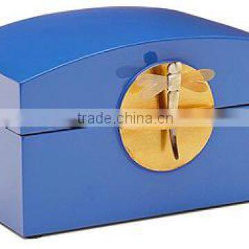 High end quality best selling Lacquered rectangle blue box from Vietnam