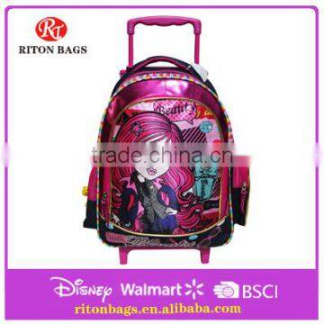 2016 Modern Style Wholesale Beautiful Girl Trolley Bag