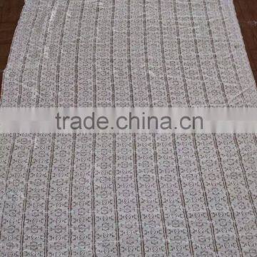 2016 Embroidery Milk Silk Fabric Full Lace Water Soluble Lace photo-3