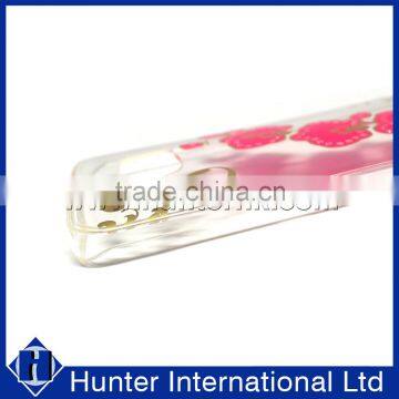 Pink Flower Soft TPU Case For Samusng S6Edge photo-3