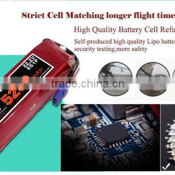 22.2V 5200mAh 60C RC Helicopter High Rate Lipo Battery 6S1P photo-4